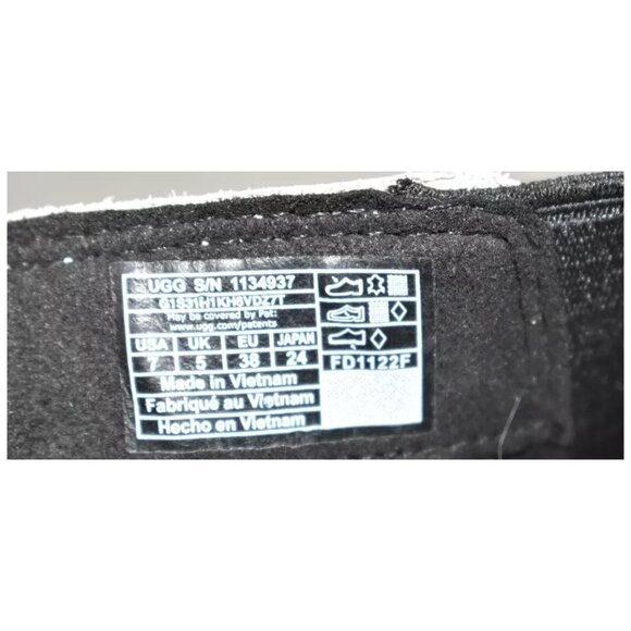 New! Ugg Ashton Tall Chelsea White Leather Size 7 1134937 DD443 - Picture 7 of 7